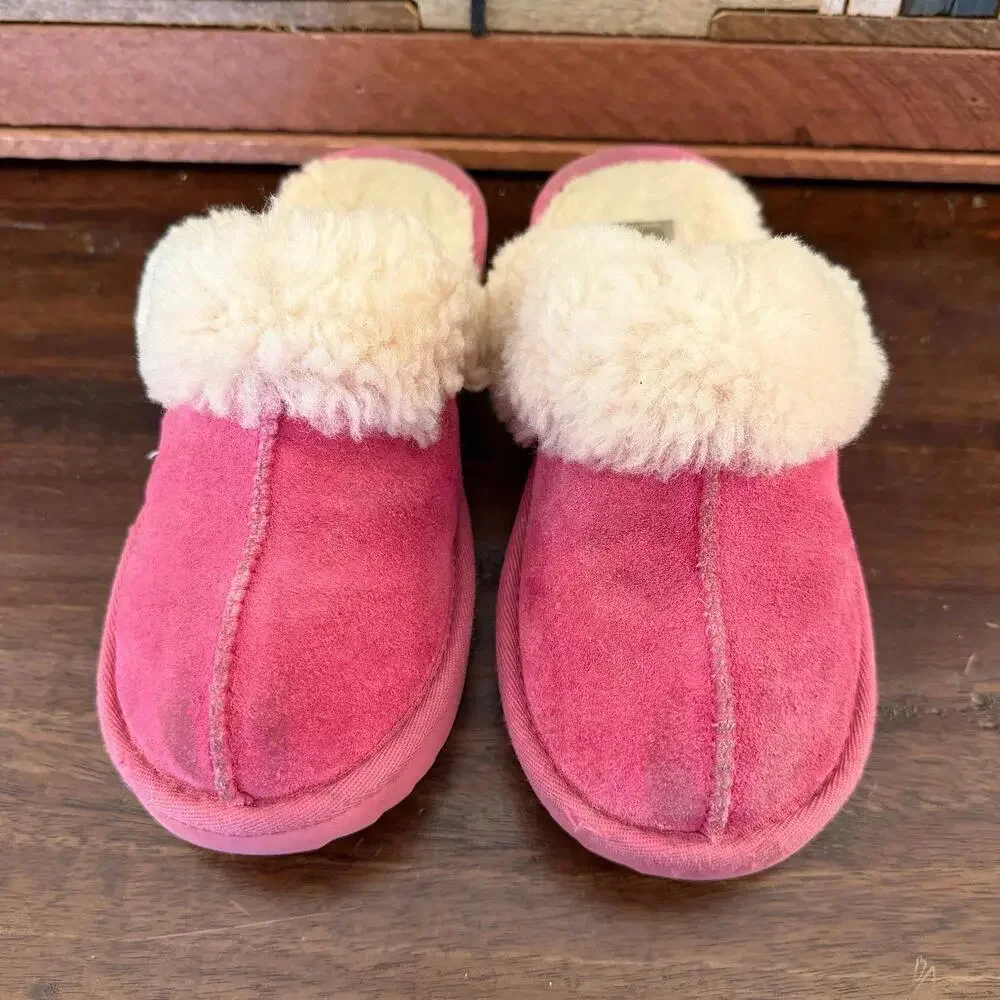 UGG Kids‎ Cozy II Slippers Pink Azalea 3